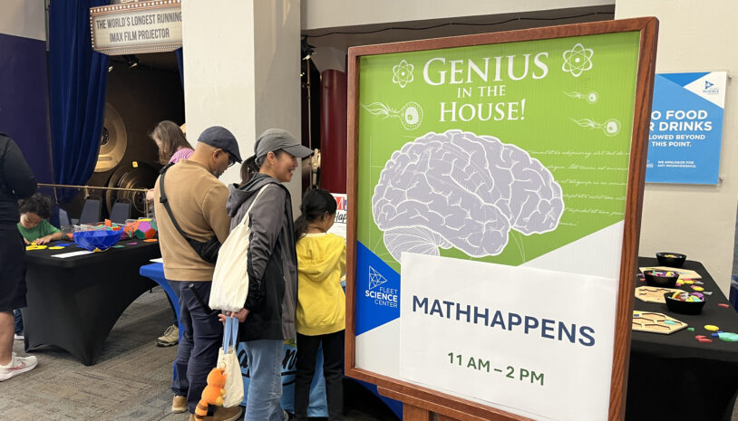 MathHappens was the guest at the Fleet Science Center's Genius in the Houser program.